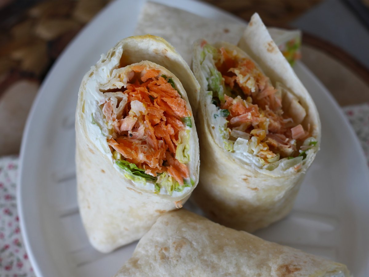 Salmon wraps, the perfect and practical sandwich to take everywhere - photo 5