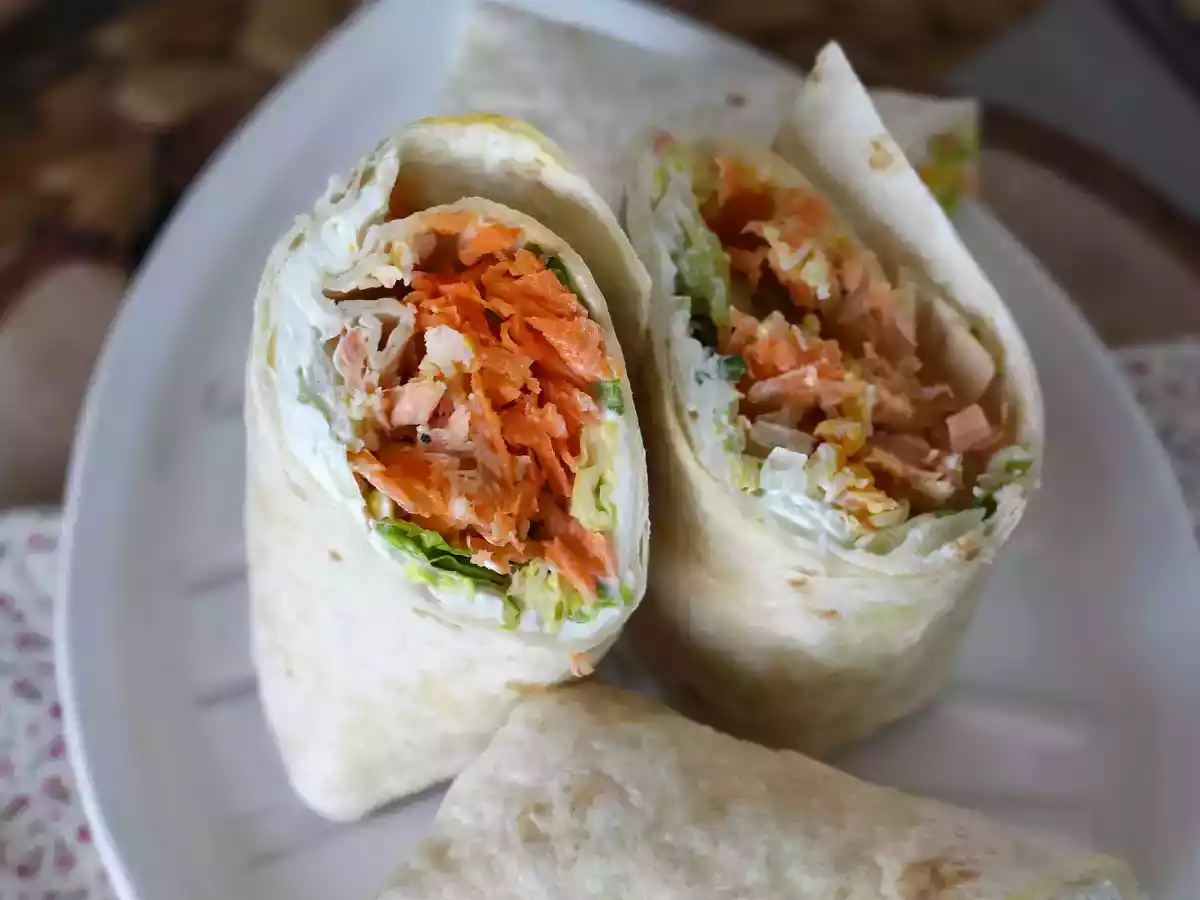 Salmon wraps, the perfect and practical sandwich to take everywhere - photo 5