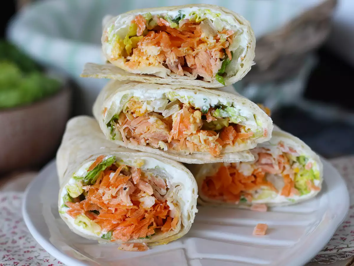 Salmon wraps, the perfect practical sandwich to take anywhere - photo 3
