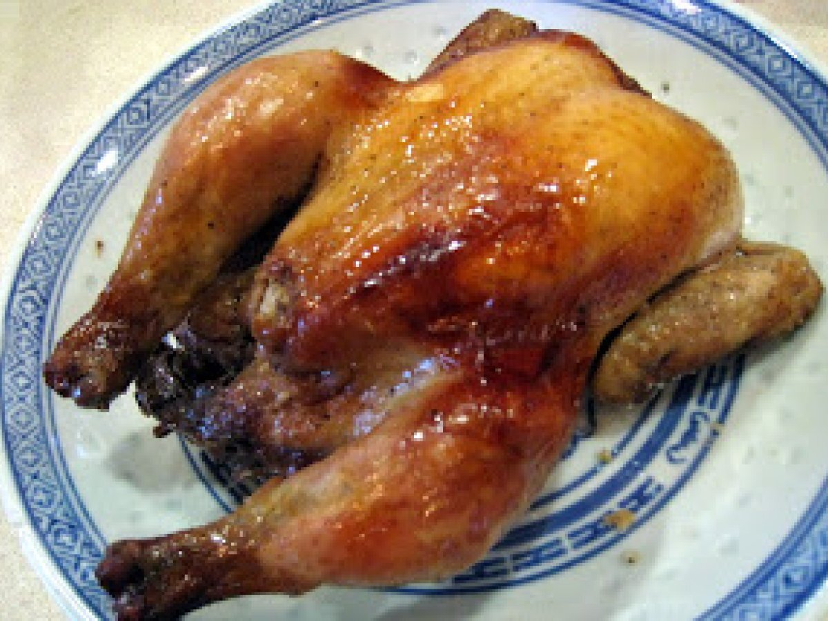 Salt Baked Cornish Hen