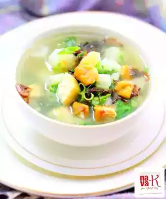 Healthy salted fish and vegetable soup recipe for dinner