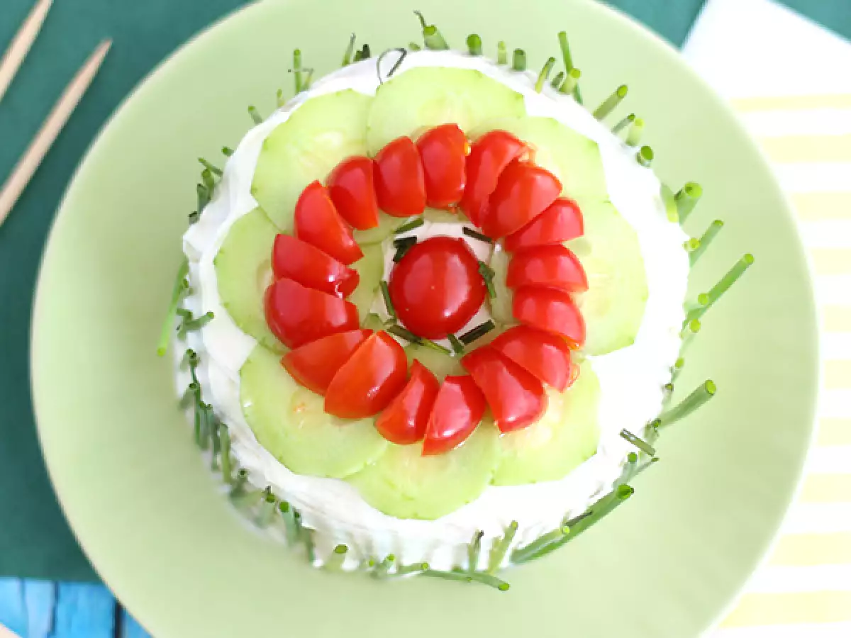 Sandwich cake: a fresh party appetizer - photo 3