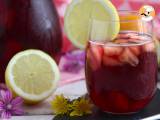 Sangria mocktail, an easy non-alcoholic cocktail, photo 2