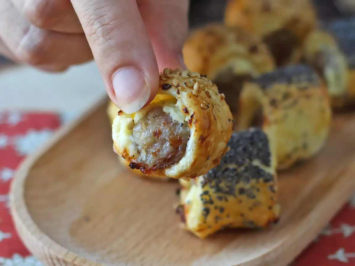 Sausage and cheese bites in an Air Fryer - photo 3