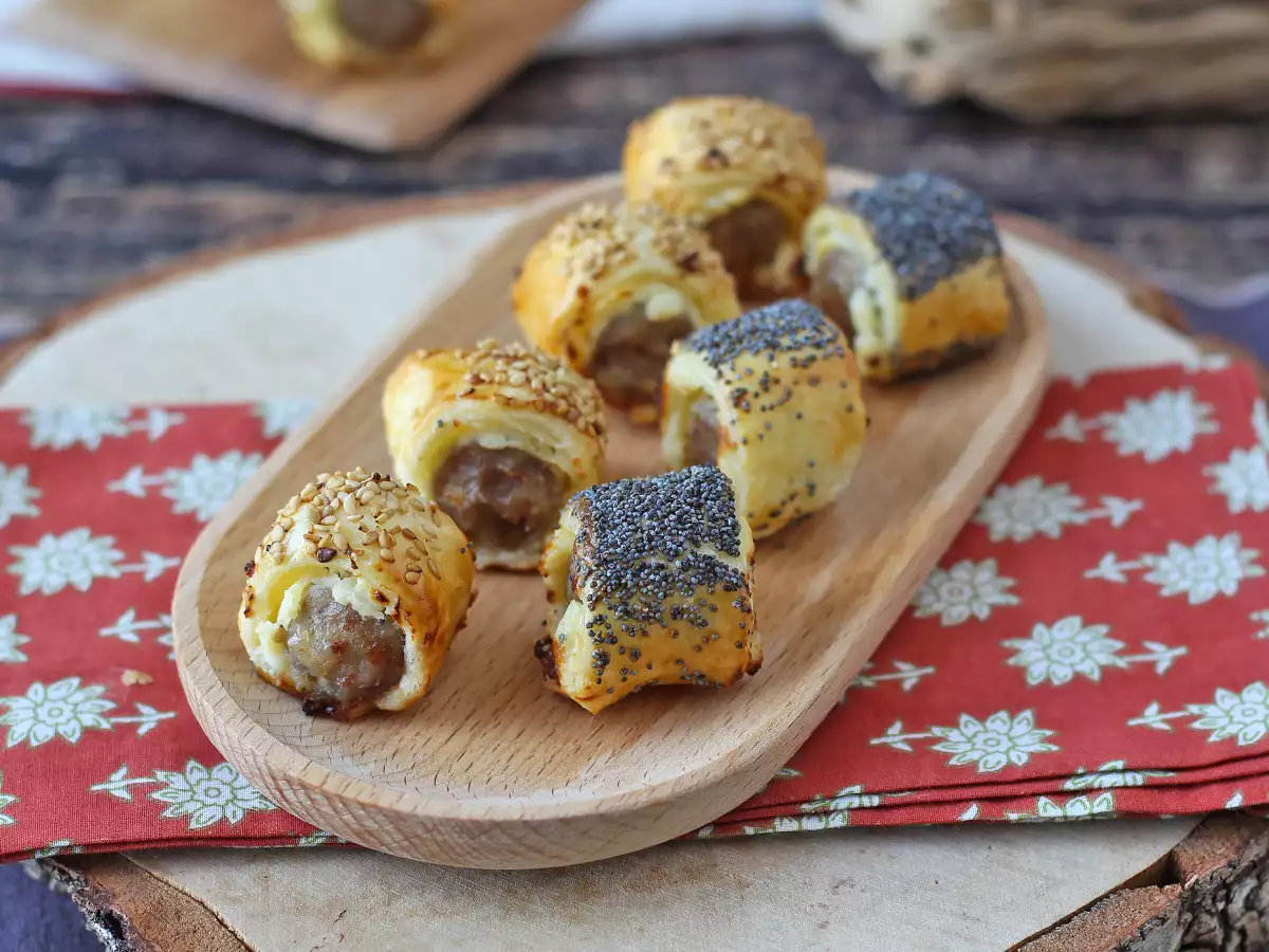 Sausage and cheese bites in an Air Fryer - photo 4