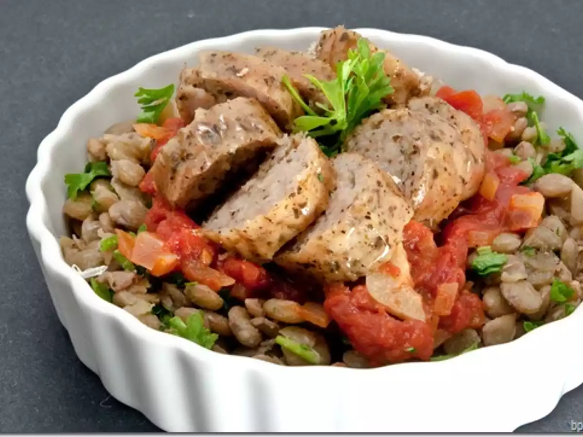 Sausage and Green Lentils - photo 2