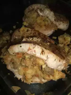 Sausage stuffing recipe for stuffed pork chops