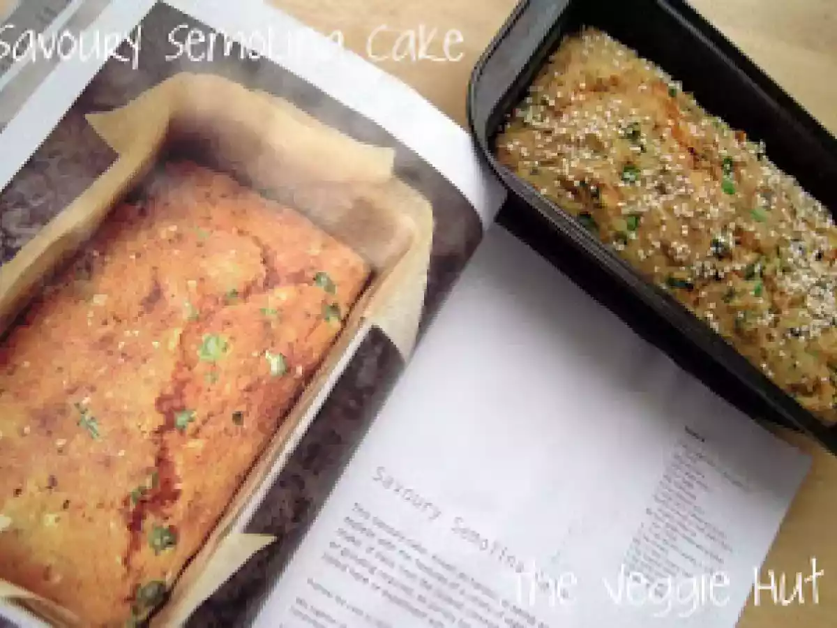 Savoury Semolina Cake