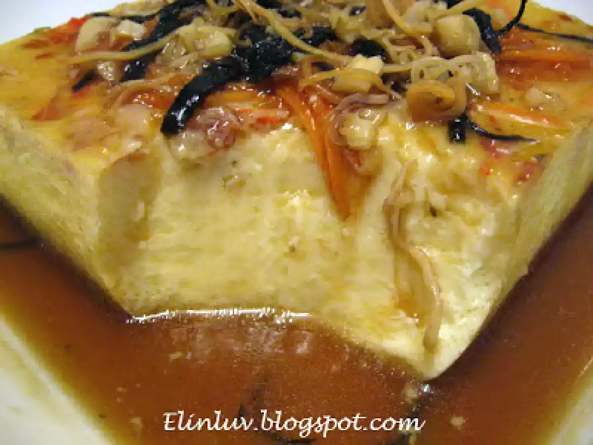 Savoury Tofu With Japanese Seaweed Topping - photo 3