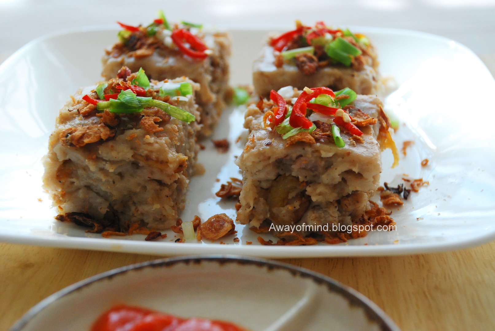 Savoury yam cake (wo tow ko) Recipe Petitchef