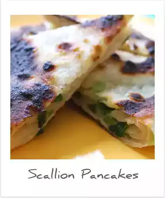 Scallion pancakes recipe: green onion pie