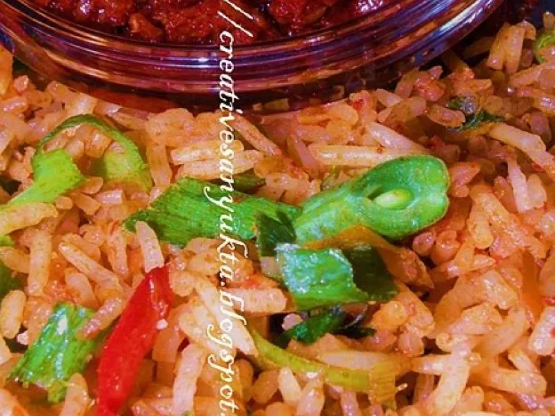Schezwan Fried Rice and Schezwan Paneer Dry with homemade Schezwan Sauce - photo 5