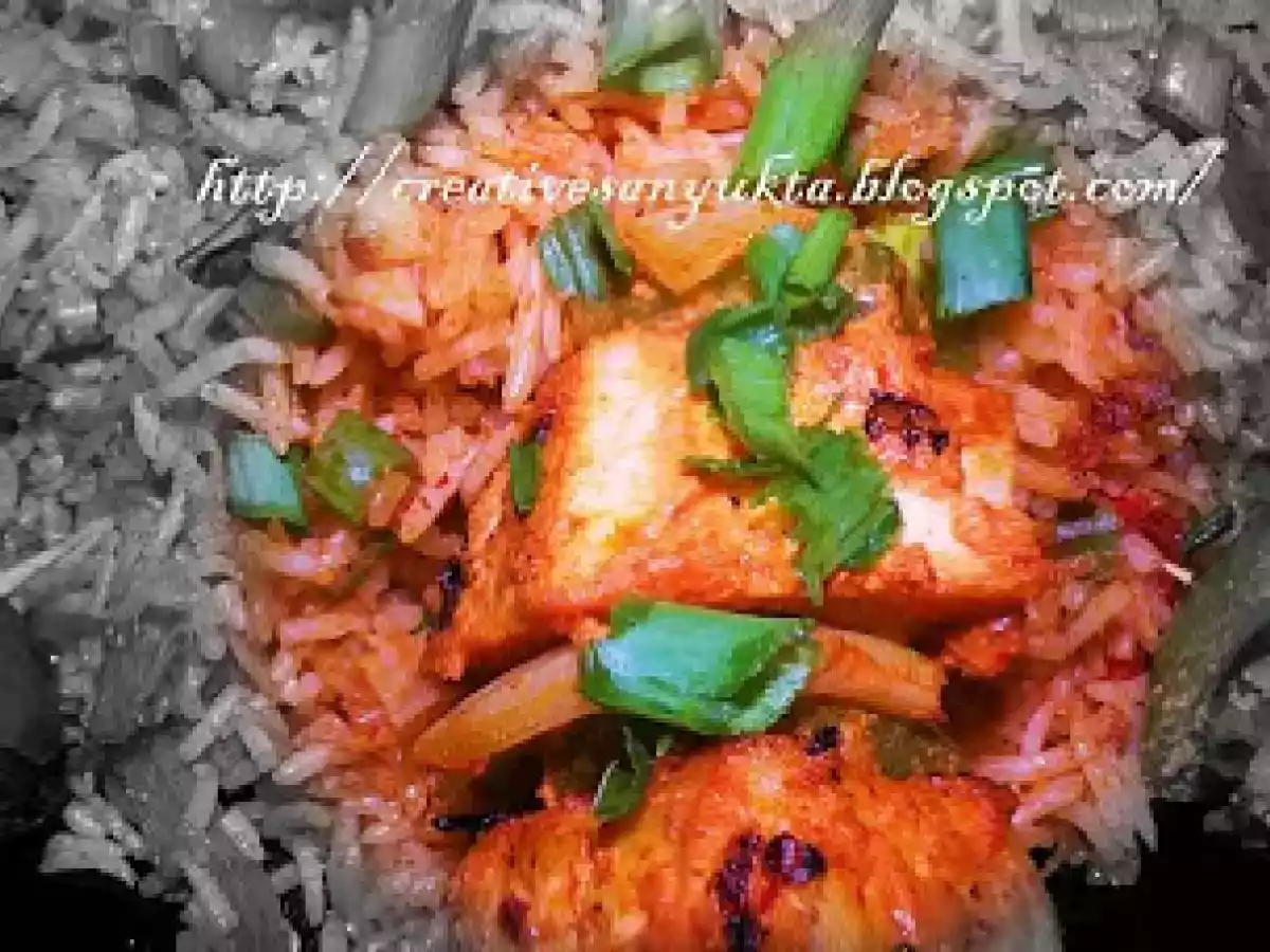 Schezwan Fried Rice and Schezwan Paneer Dry with homemade Schezwan Sauce - photo 6