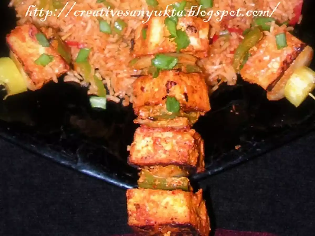 Schezwan Fried Rice and Schezwan Paneer Dry with homemade Schezwan Sauce - photo 7
