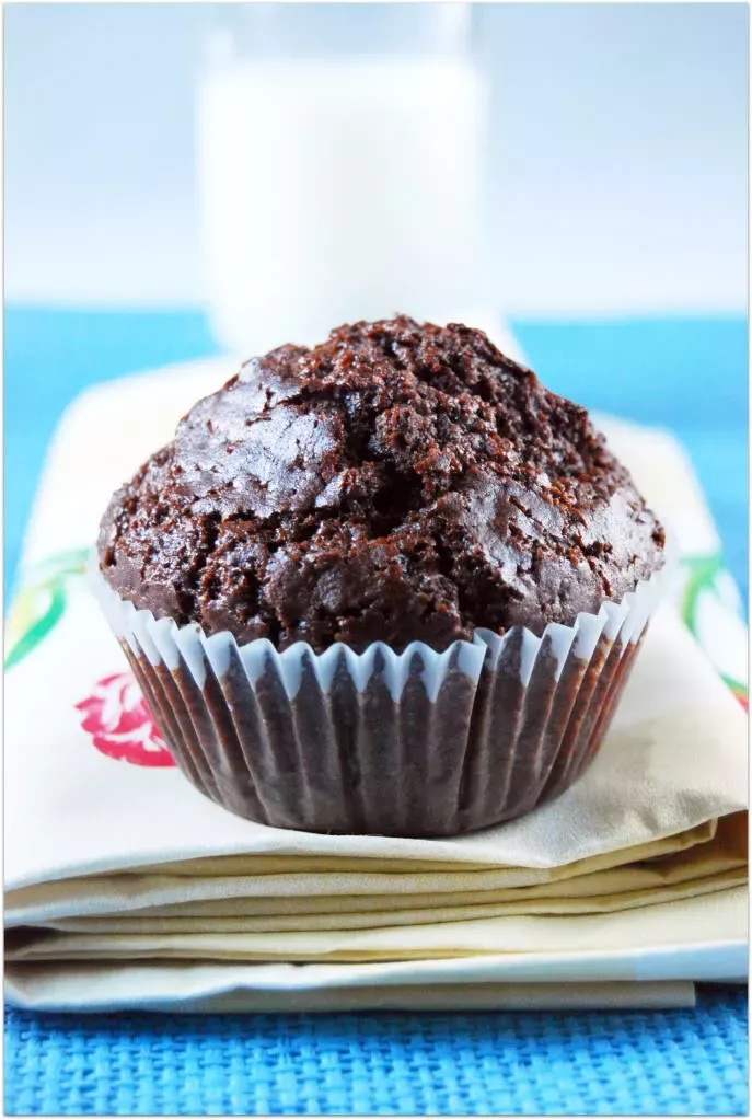 Schokoladen sirup muffins (chocolate syrup muffins) - Recipe Petitchef