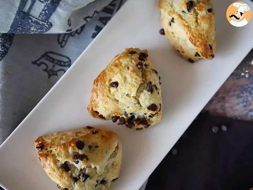 Scones with chocolate chips, photo 5