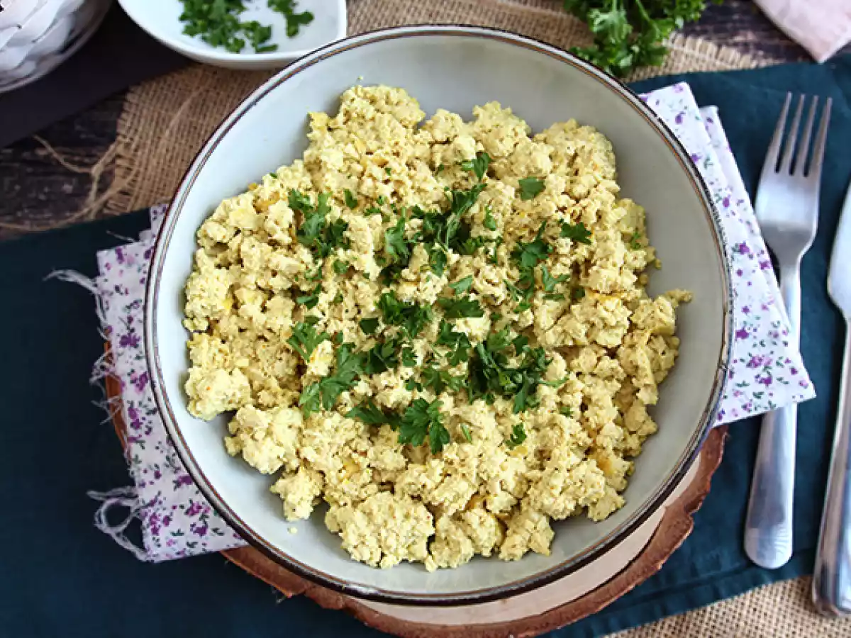 Scrambled tofu to replace your scrambled eggs! - photo 4