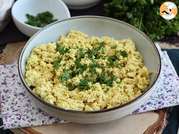 Scrambled tofu to replace your scrambled eggs!