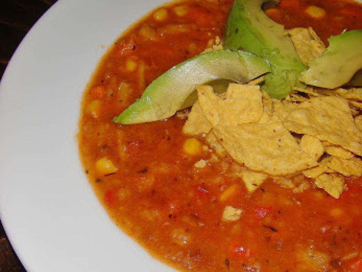 Seitan Corn Tortilla Soup - photo 3