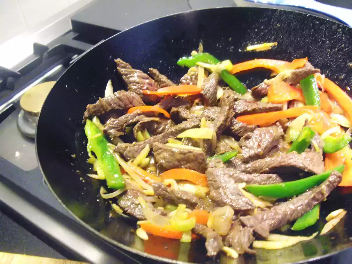 Sesame Ginger Beef Stir Fry - photo 2