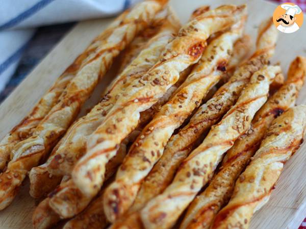 Sesame puff pastry twists - photo 4