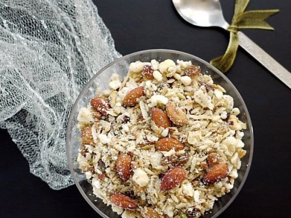 Shahi Panjiri with just Nuts & dry fruit - A Festival Dessert