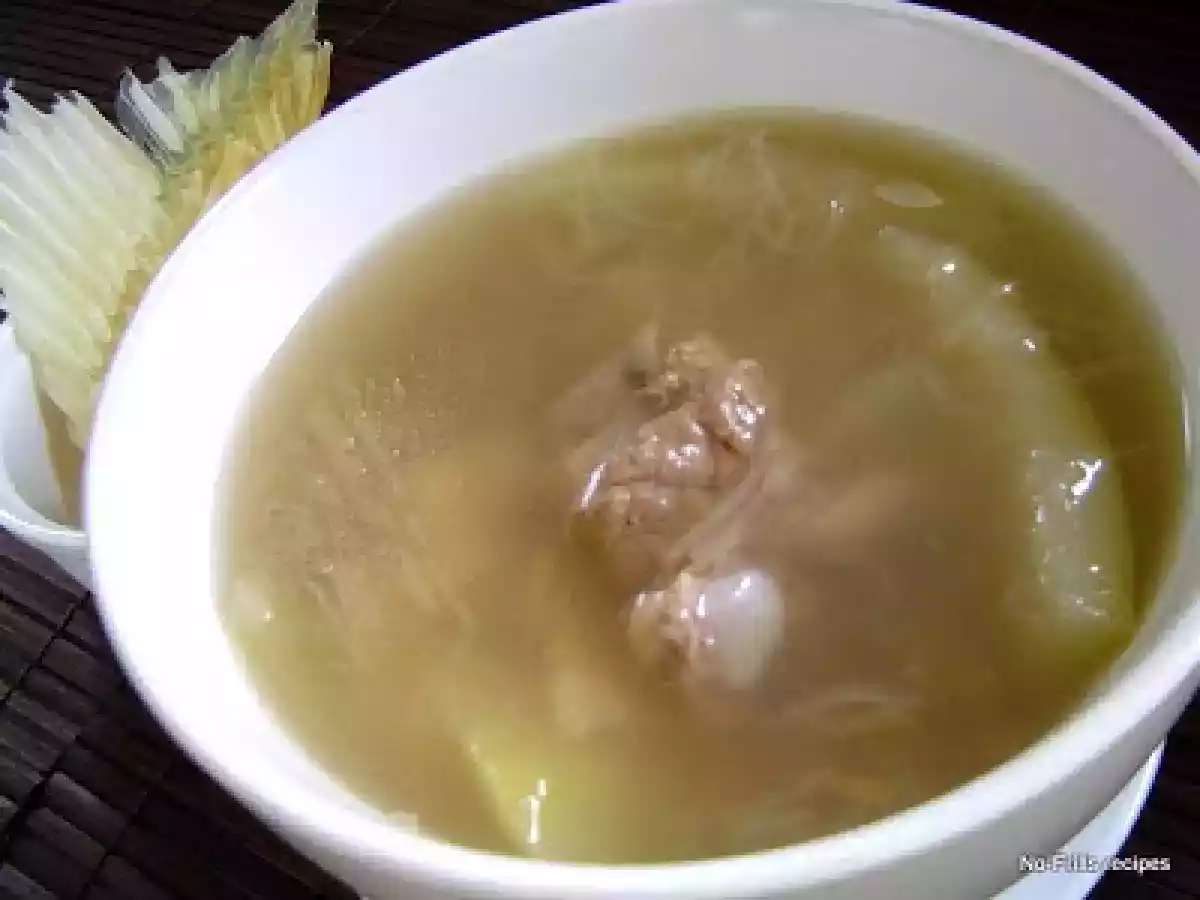 Shark's Fin Melon Pork Ribs Soup ~ ' Malaysian Monday no. 2' - photo 2