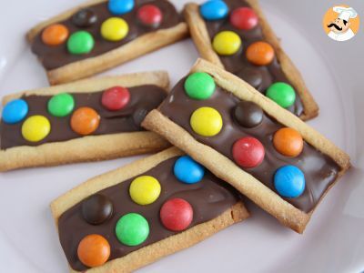 Shortbread cookies with m&m's - photo 2