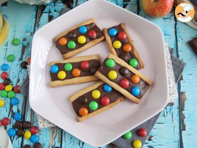 Shortbread cookies with m&m's - photo 3