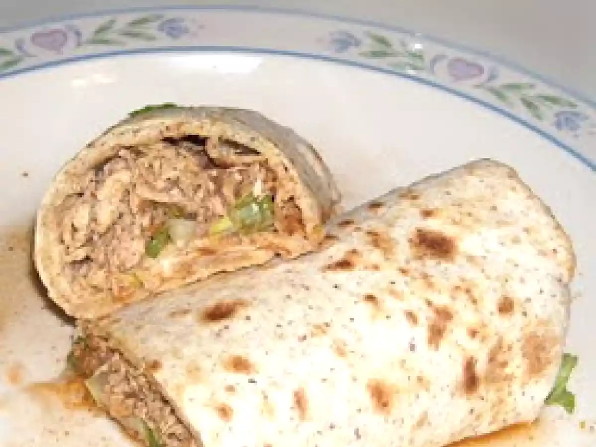 Shredded Mexican Chicken Wraps