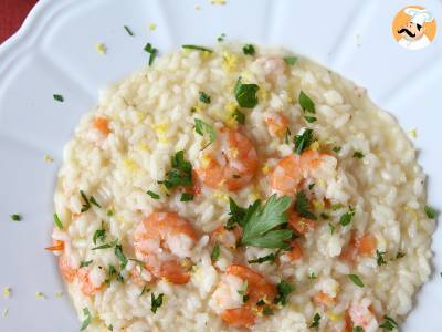 Shrimp and lemon risotto, an elegant meal and easy to prepare - photo 4