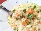 Shrimp and lemon risotto, an elegant meal and easy to prepare, photo 1