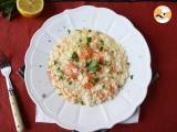 Shrimp and lemon risotto, an elegant meal and easy to prepare, photo 2