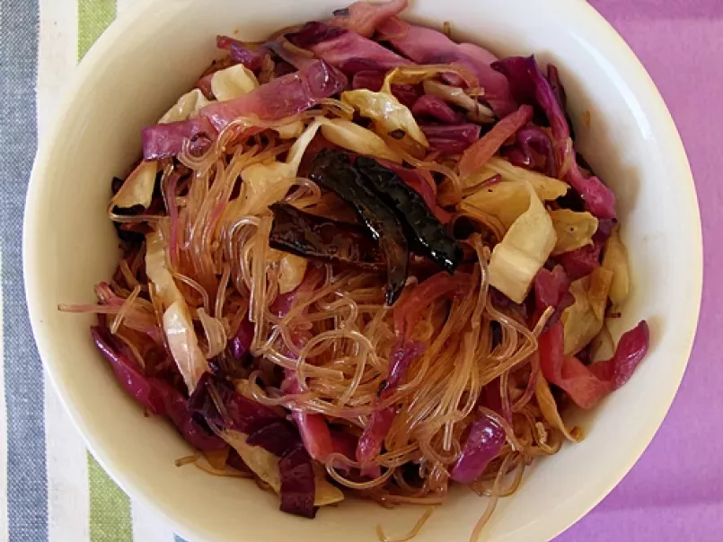 Sichuan Cabbage with Cellophane Noodles