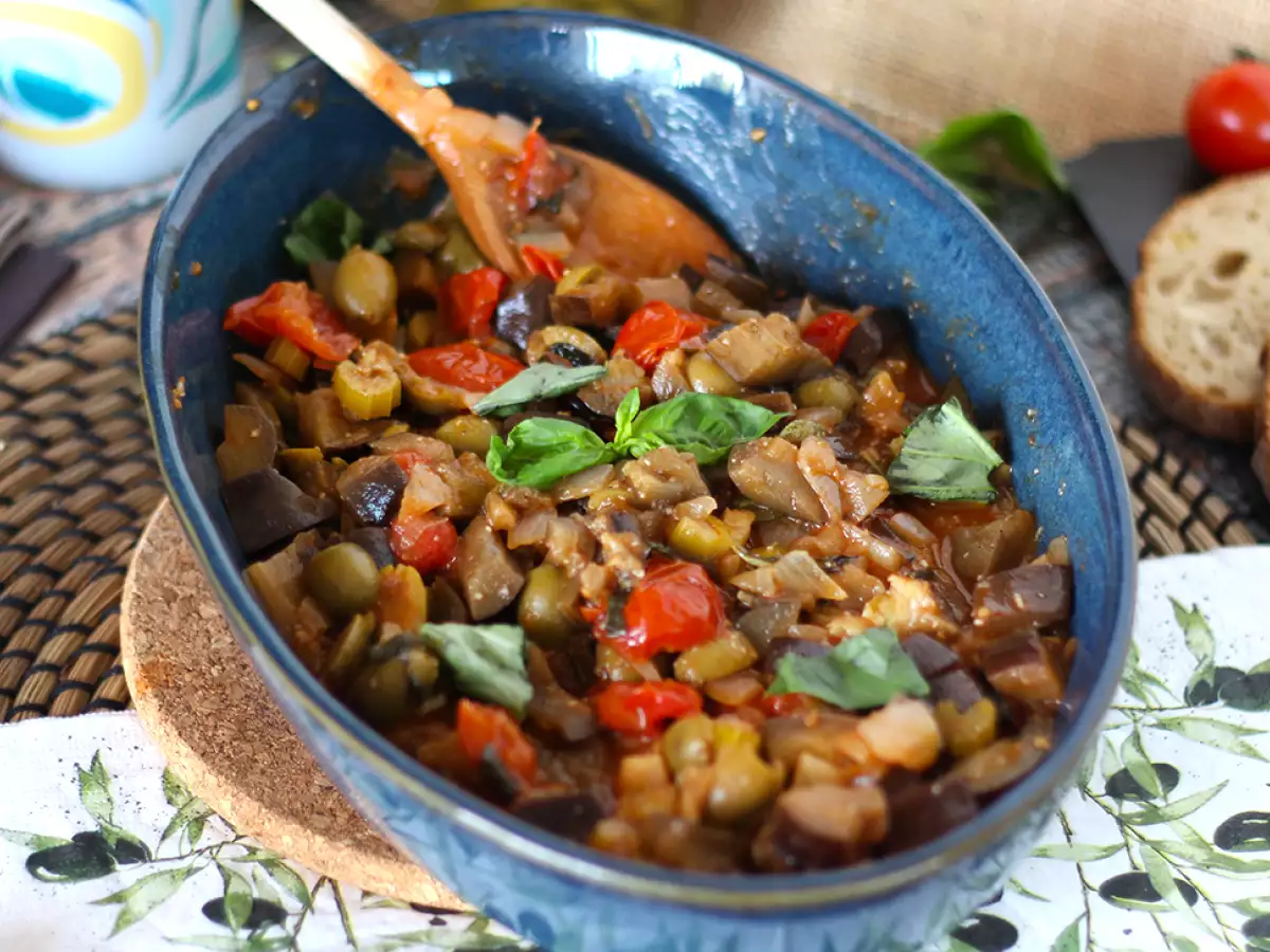 Sicilian caponata, an irresistible quick and easy Italian recipe - photo 4