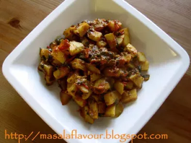 Simple aloo sabzi (potato vegetable)