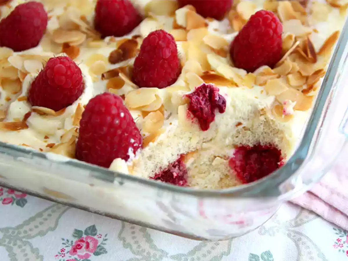 Simple and quick raspberry tiramisu - photo 4