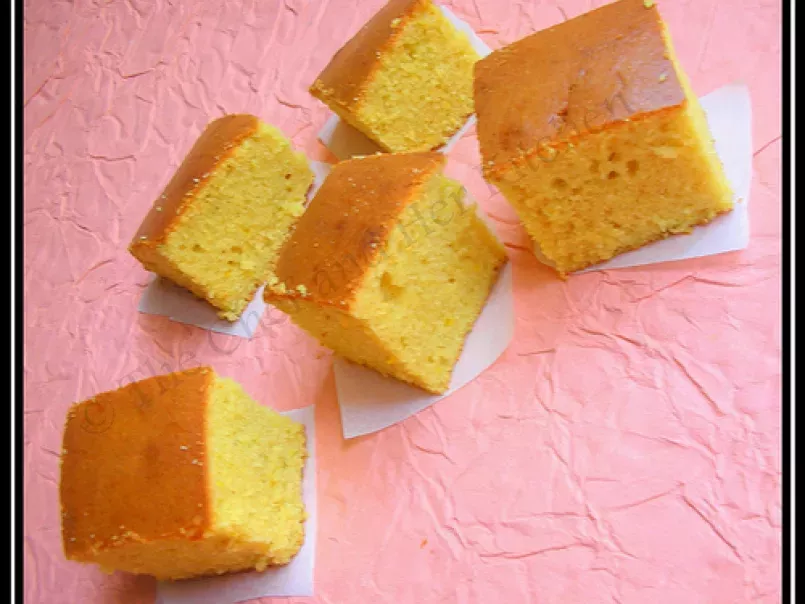 Simple Eggless Orange flavored Sponge Cake, photo 2