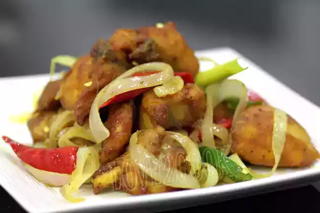 Simple fried turmeric chicken / ayam goreng kunyit