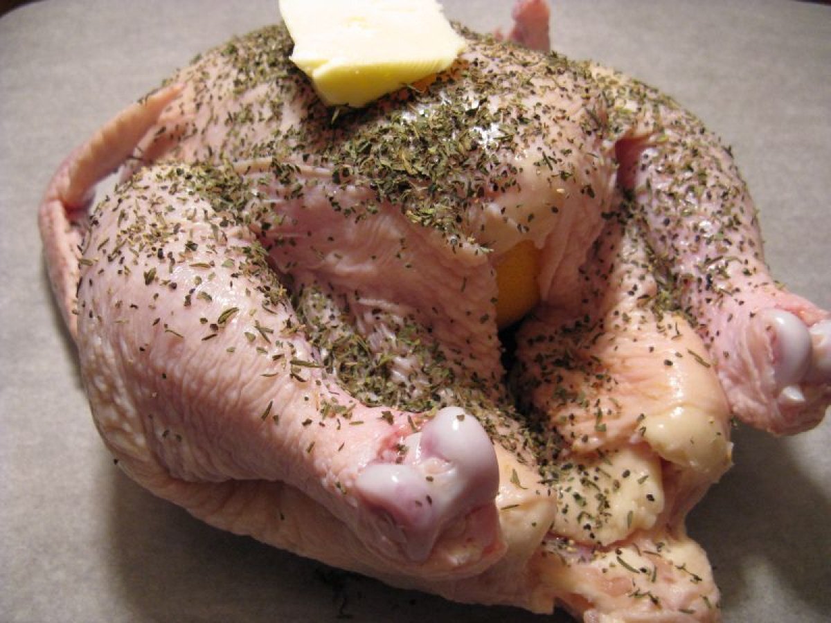 Simple Lemon Basil Roasted Chicken - photo 3