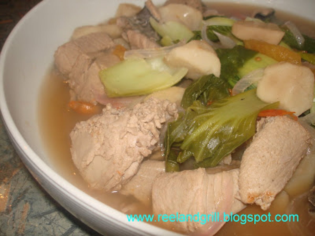 Sinigang na Tuna (Tuna Stew in Tamarind)