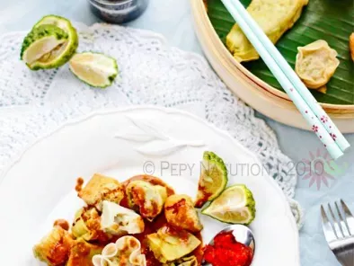 Siomay Bandung (Bandung Style Steamed Dumplings with Peanut Sambal) Recipe