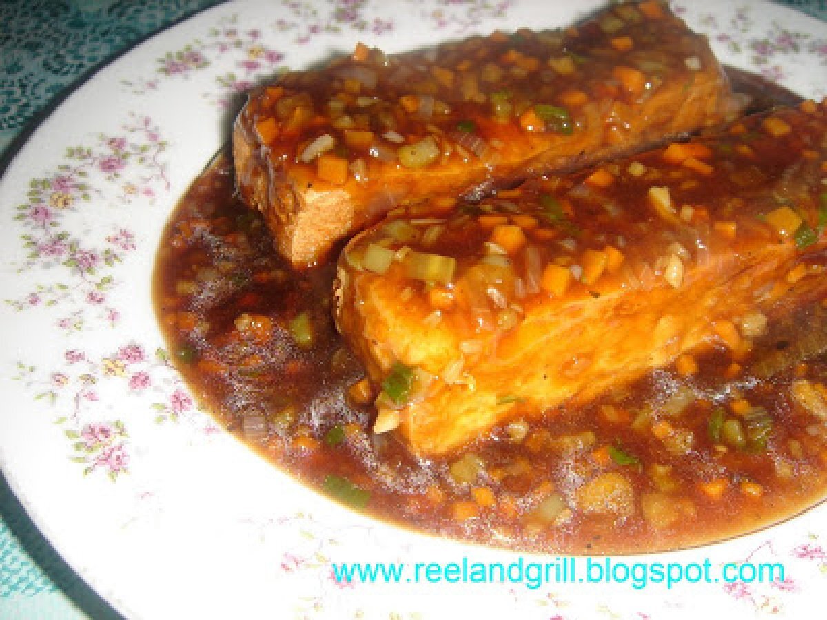 Sizzling Tofu in Oyster Sauce