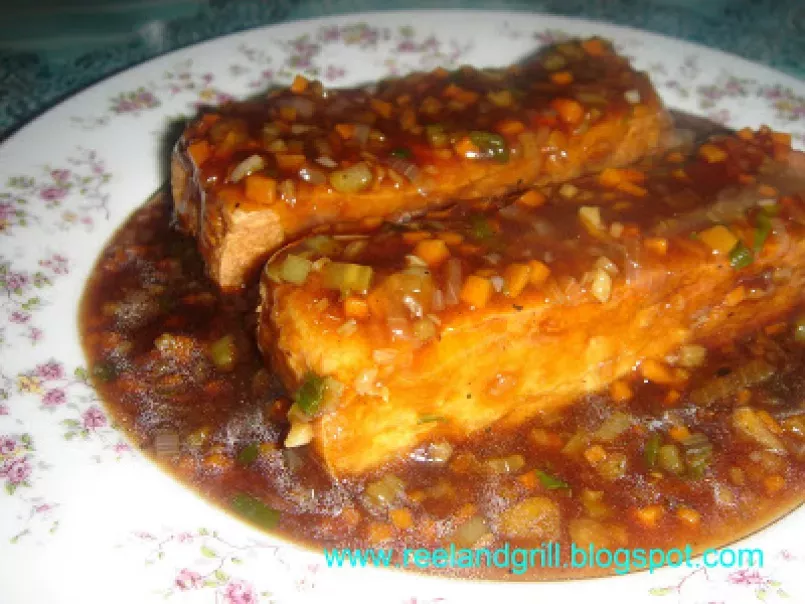 Sizzling Tofu in Oyster Sauce - photo 2