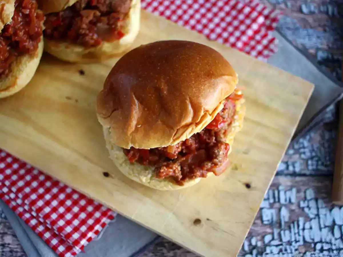 Sloppy joes style burger - photo 4