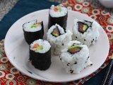 Smoked salmon and avocado maki rolls, photo 3