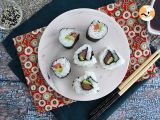 Smoked salmon and avocado sushi rolls - maki sushi, photo 2