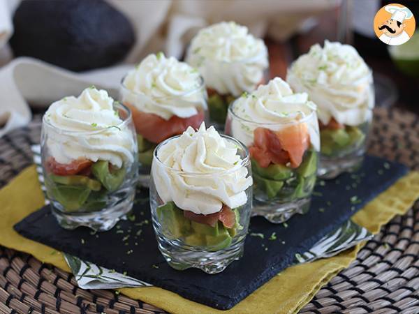 Smoked salmon and avocado verrines - photo 2