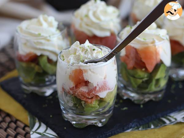 Smoked salmon and avocado verrines - photo 4