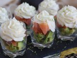 Smoked salmon and avocado verrines, photo 2